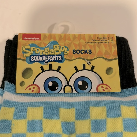 Sponge Bob Socks Men’s sz 6 - 12. Two pair. - Picture 5 of 9